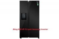 Bảng mã lỗi tủ lạnh Samsung